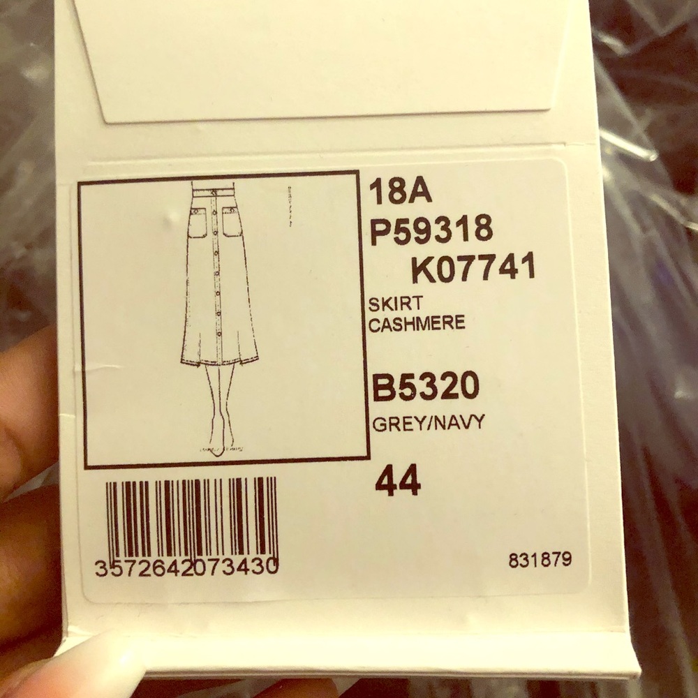 Chanel Cashmere Skirt